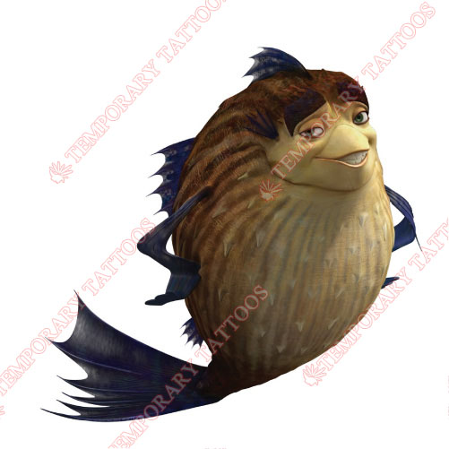 Shark Tale Customize Temporary Tattoos Stickers NO.3410